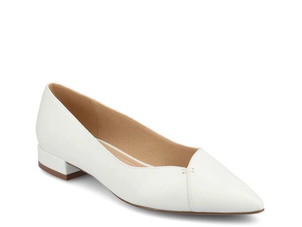 ジュルネ コレクション レディース シューズ パンプス Journee Collection Carmin Flat White ホワイト 14,476円