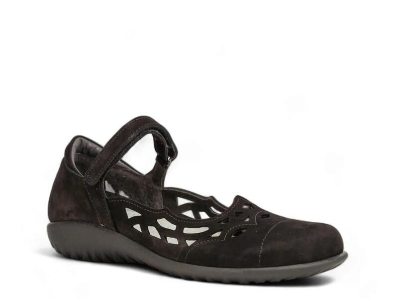 ナオト レディース シューズ パンプス Naot Agathis Mary Jane Flat Black Nubuck Leather ブラック