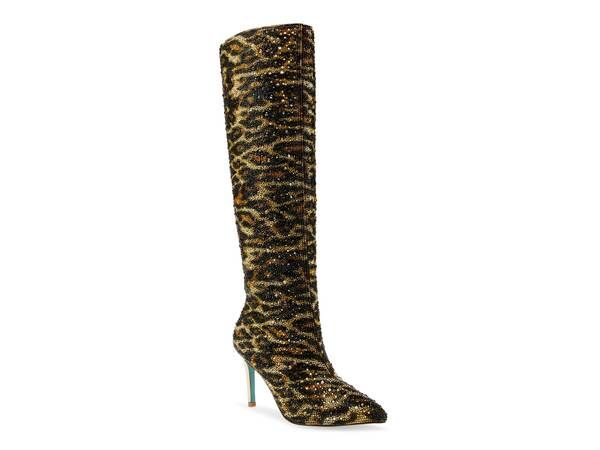 ベッツィジョンソン レディース シューズ ブーツ・レインブーツ Betsey Johnson Lolah Boot Multicolor Leopard Print マルチカラー