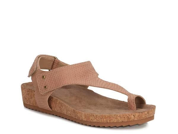 ロスハンマーソン レディース シューズ サンダル Ros Hommerson Preston Wedge Sandal Light Pink Snake Print ピンク
