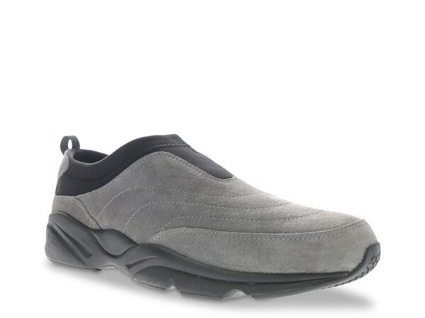 プロペット メンズ シューズ スリッポン・ローファー Propet Stability Work SlipOn Grey グレー