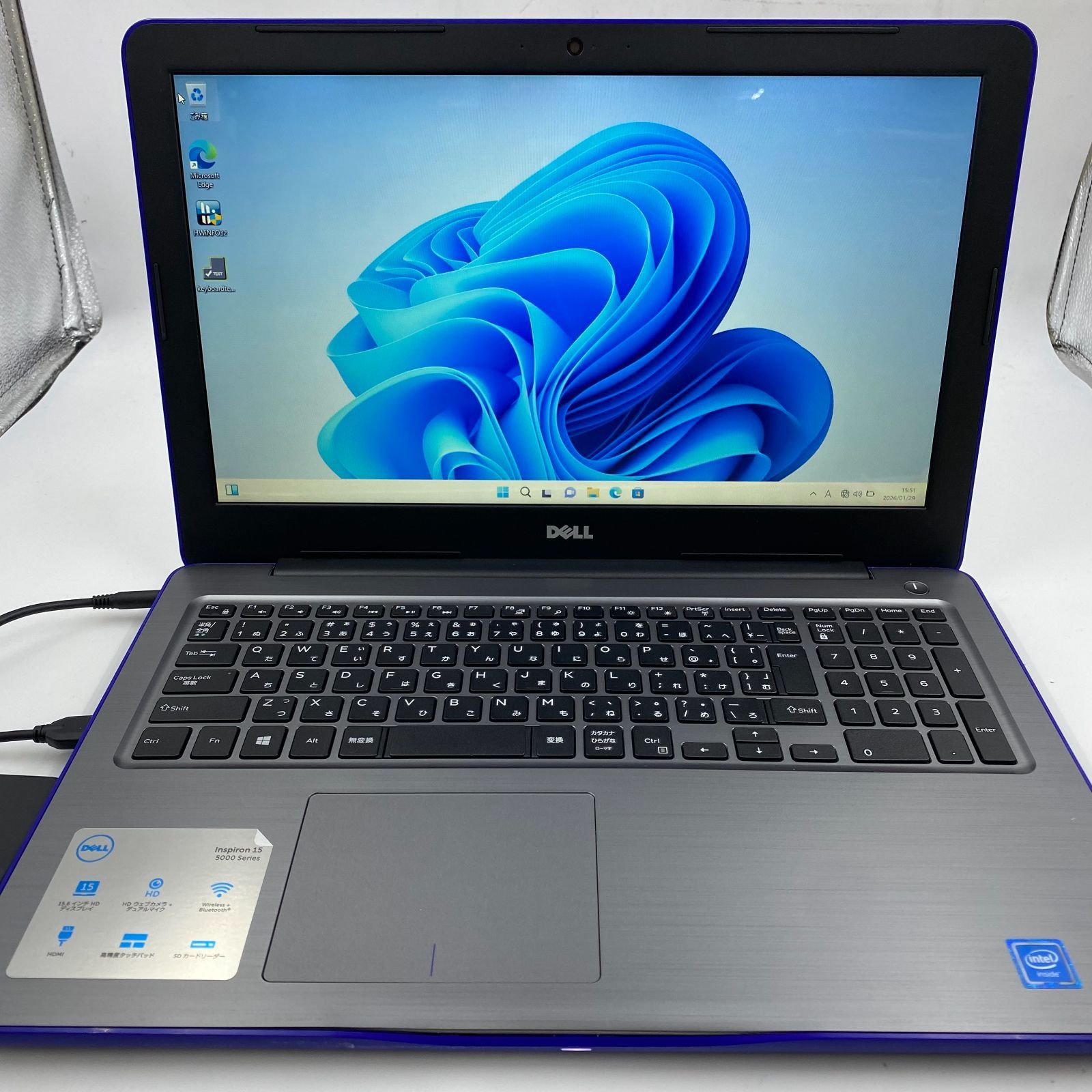 美品】DELL Inspiron 5567 Celeron SSD128GB Win11 - メルカリ