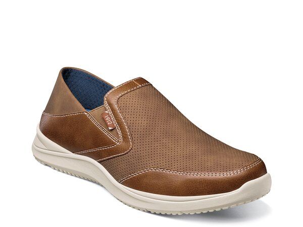 ノンブッシュ メンズ シューズ スリッポン・ローファー Nunn Bush Conway Ez SlipOn TanMulticolor タン