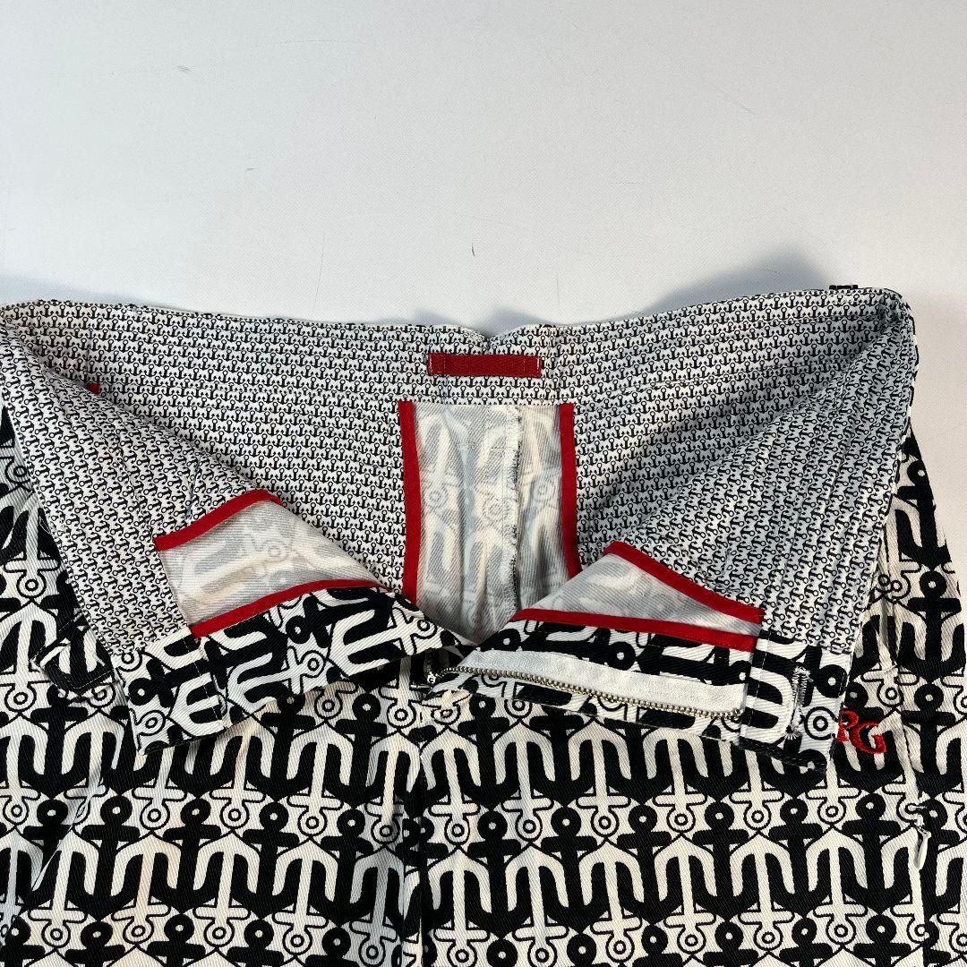 美品 PEARLY GATES パーリーゲーツ ショートパンツ 刺繍ロゴ 総柄