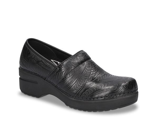 イージーストリート レディース シューズ スリッポン・ローファー Easy Works by Easy Street Lead Clog Black Tooling ブラック