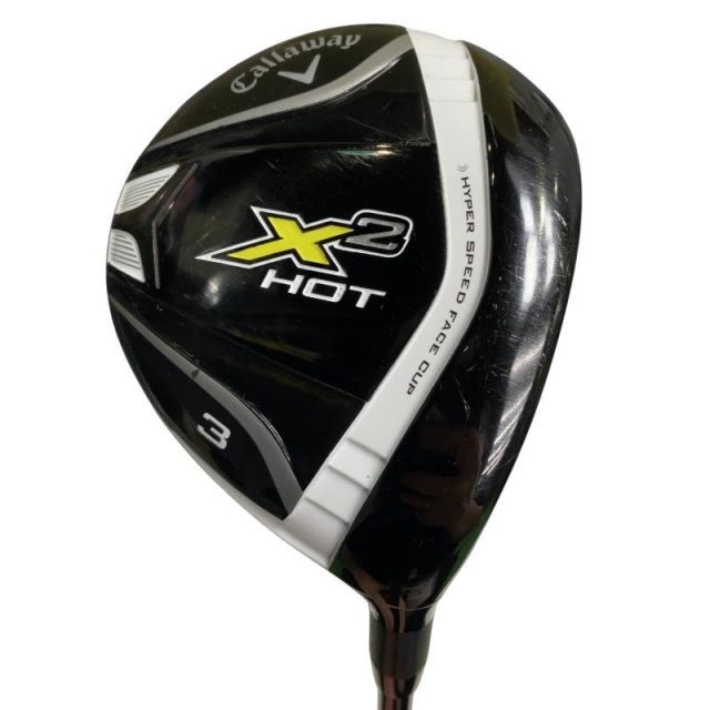 【中古】 キャロウェイ X2 HOT 3W フェアウェイウッド FW X2 HOT(フェアウェイ) (フレックスR) メンズ 男性用 右利き 右用 Cランク ゴルフクラブ