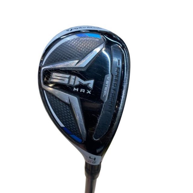 【中古】 テーラーメイド SIM MAX U4 ユーティリティ UT TENSEI BLUE TM60(UT) (フレックスS) メンズ 男性用 右利き 右用 Cランク ゴルフクラブ