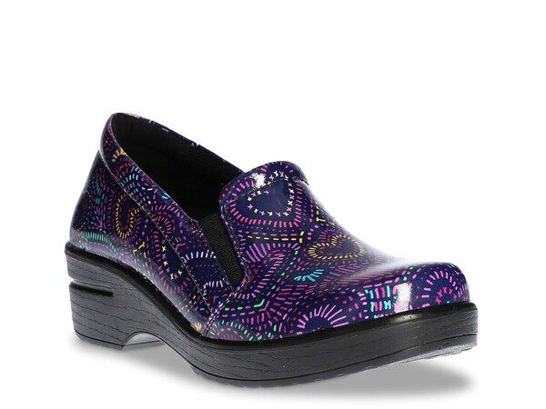 イージーストリート レディース シューズ スリッポン・ローファー Easy Works by Easy Street Leeza SlipOn PurpleMulticolor パープル