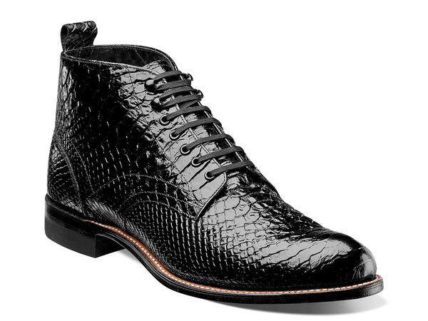ステイシーアダムス メンズ シューズ ブーツ・レインブーツ Stacy Adams Madison Boot Black ブラック