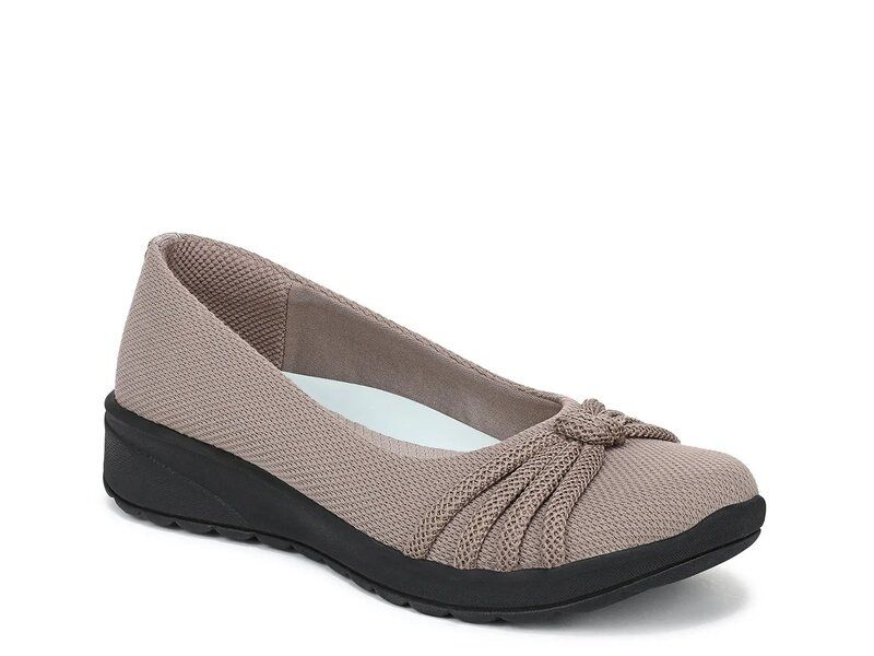 ライフストライド レディース シューズ スリッポン・ローファー LifeStride Gaines Wedge SlipOn Dark Brown ブラウン