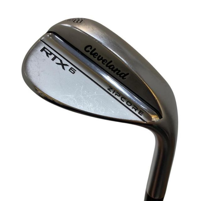 【中古】 クリーブランド Cleveland RTX-6 ZIPCORE ツアーサテン 58°/10° MID ウェッジ WG 純正特注シャフト (フレックスX) メンズ 男性用 右利き 右用 Cランク ゴルフクラブ 9,351円