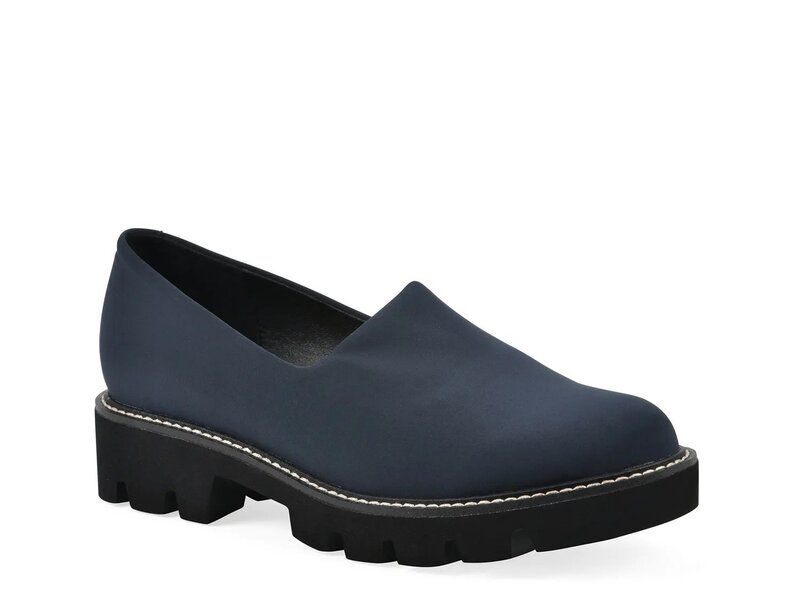 ホワイトマウンテン レディース シューズ スリッポン・ローファー プラットフォーム White Mountain Gianni Platform Loafer Navy ネイビー