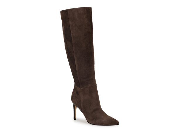 ナインウェスト レディース シューズ ブーツ・レインブーツ Nine West Richy Wide Calf Boot Dark Brown ブラウン