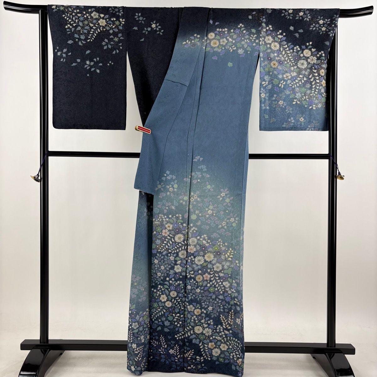 美品】 訪問着 身丈164.5cm 裄丈67cm M 単衣 吉乃一廉 ほていや 落款