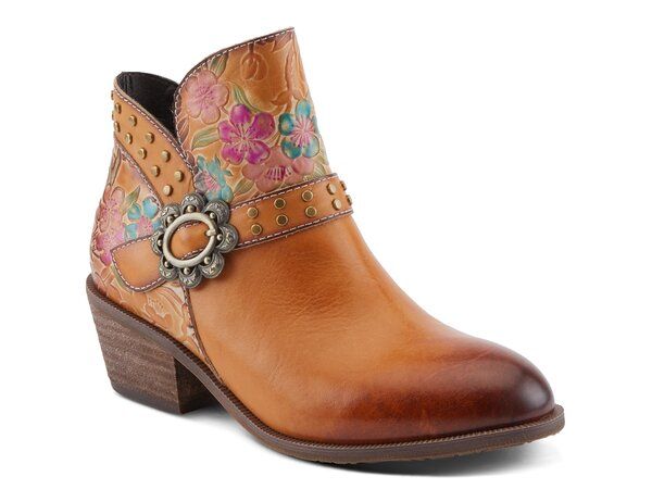 スプリングステップ レディース シューズ ブーツ・レインブーツ LArtiste by Spring Step Dainty Lady Bootie Camel Brown ブラウン