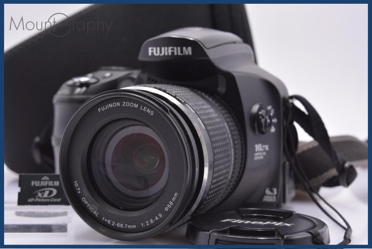 【動作保証】 富士フイルム FUJIFILM FinePix S6000fd 10.7x 単三電池仕様 ケース、前キャップ、メモリーカード付 同梱無料 #am7066