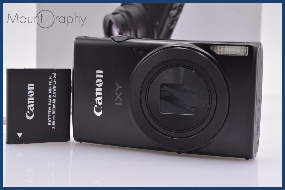 【美品・動作保証】 キヤノン Canon IXY170 12x 元箱、バッテリー付属 同梱無料 #yk8212