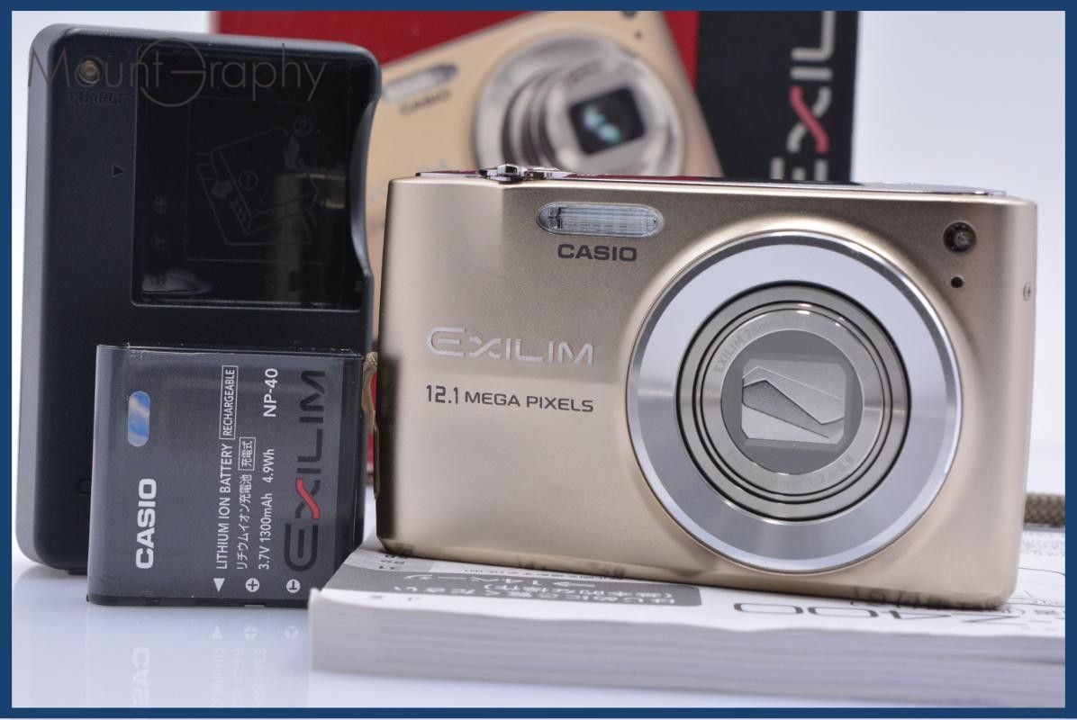 [Operation Guarantee] Casio CASIO EXILIM EX-Z400 4x original box, battery, charger, instruction manual included, free of charge #yk8219