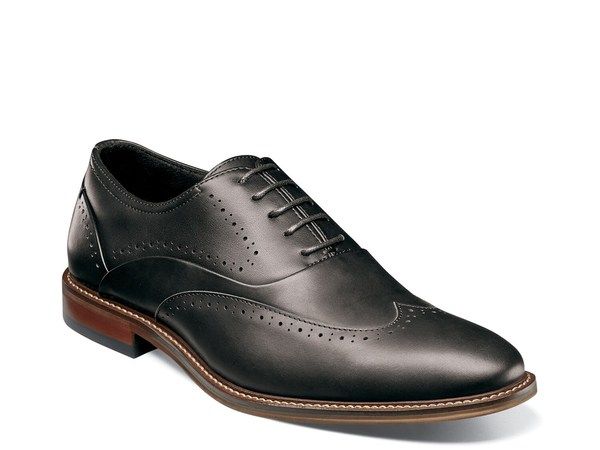 ステイシーアダムス メンズ シューズ オックスフォード ウィングチップ Stacy Adams Macarthur Wingtip Oxford Black ブラック