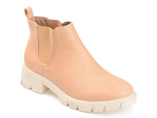ジュルネ コレクション レディース シューズ ブーツ・レインブーツ チェルシーブーツ チェルシー ブーツ Journee Collection Rorke Chelsea Boot Beige ベージュ