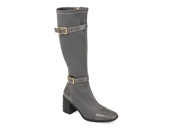 ジュルネ コレクション レディース シューズ ブーツ・レインブーツ Journee Collection Gaibree Wide Calf Riding Boot Grey グレー 14,976円