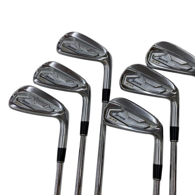 【中古】 ダンロップ SRIXON ZX5 Mk II 6S アイアンセット IR 純正特注シャフト (フレックスX) メンズ 男性用 右利き 右用 Cランク ゴルフクラブ