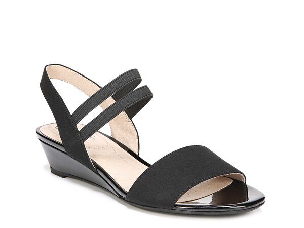 ライフストライド レディース シューズ サンダル LifeStride Yolo Wedge Sandal Black ブラック