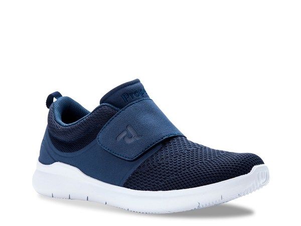 プロペット メンズ シューズ スニーカー Propet Viator Strap SlipOn Walking Shoe Mens Navy ネイビー