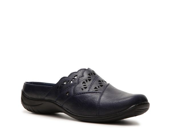 イージーストリート レディース シューズ サンダル Easy Street Forever Mule Navy ネイビー