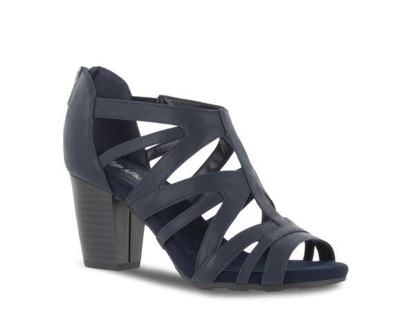 イージーストリート レディース シューズ サンダル Easy Street Amaze Sandal Navy ネイビー