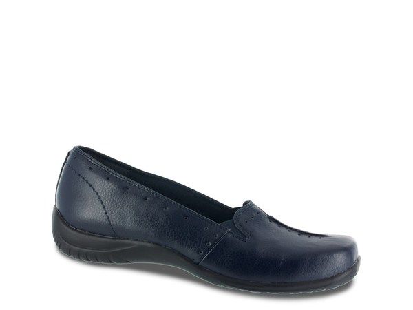 イージーストリート レディース シューズ スリッポン・ローファー Easy Street Purpose SlipOn Navy ネイビー