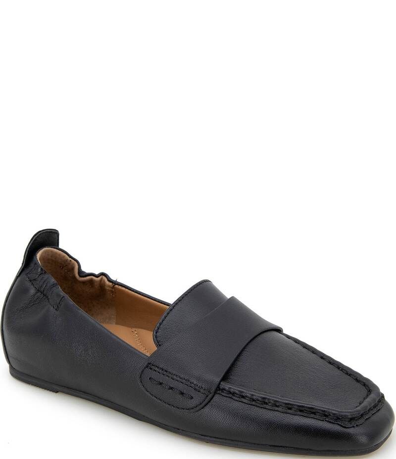 ジェントルソウルズ レディース シューズ パンプス レザー ローファー Gentle Souls Sophie Leather Loafers Black ブラック