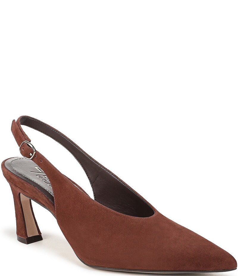 ナチュライザー レディース シューズ パンプス スエード Naturalizer 27 EDIT Elaine Suede Slingback Dress Pumps Cappuccino