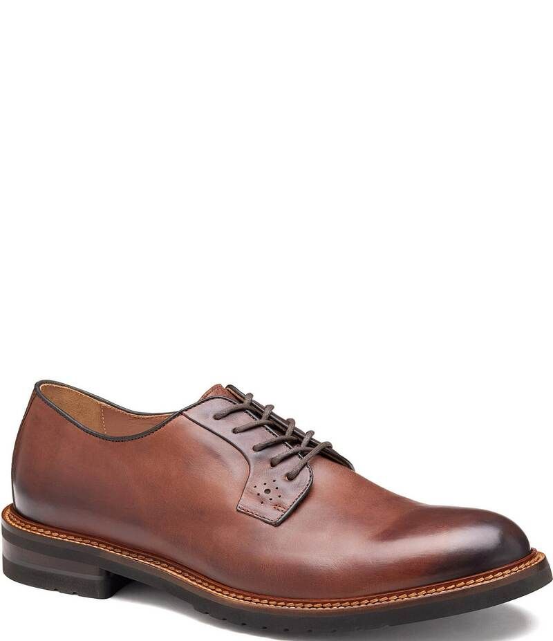 ジョンストンアンドマーフィー メンズ シューズ ドレスシューズ オックスフォード レザー Johnston Murphy Collection Mens Hartford Leather Plain Toe Oxfords Tan タン 55,080円