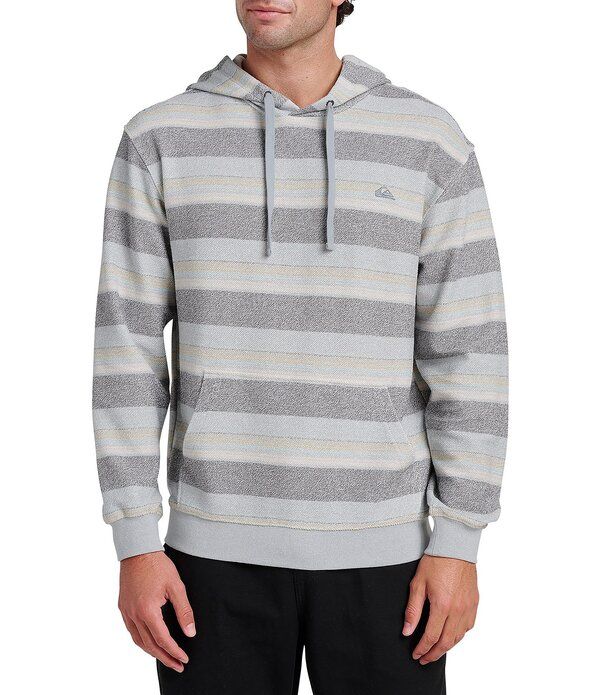 クイックシルバー メンズ アウター パーカー・スウェット Quiksilver Long Sleeve Great Otway Pullover Hoodie Quarry
