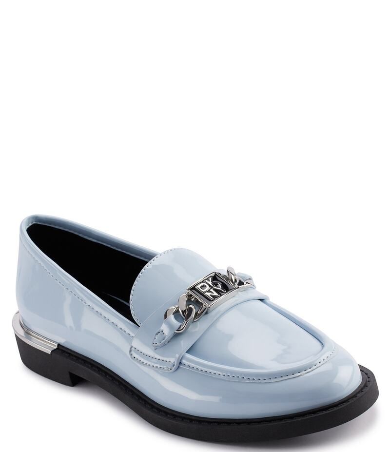 ダナキャラン レディース シューズ スリッポン・ローファー ローファー DKNY by Donna Karan Radisson Patent Loafers Celeste