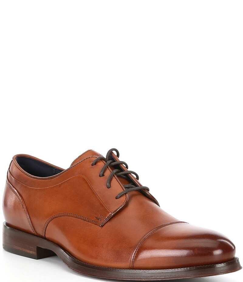 コールハーン メンズ シューズ ドレスシューズ オックスフォード キャップ Cole Haan Mens Carnegie Cap Toe Oxfords British Tan タン