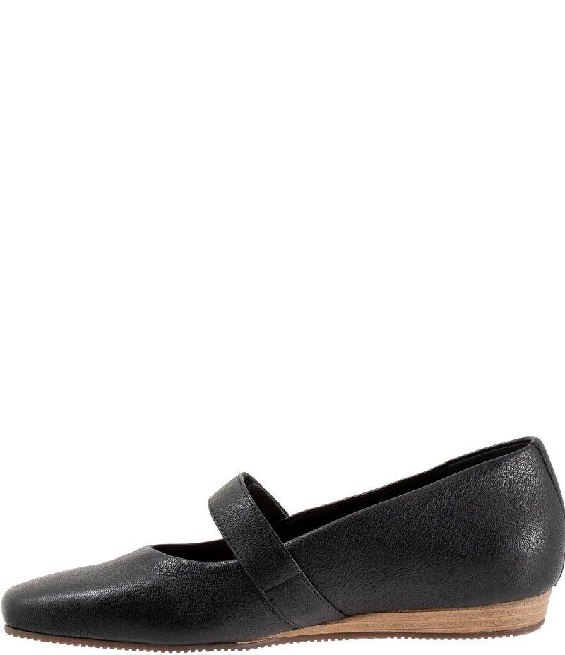 ソフトウォーク レディース シューズ パンプス レザー SoftWalk Valdivia Leather Mary Jane Flats Black ブラック