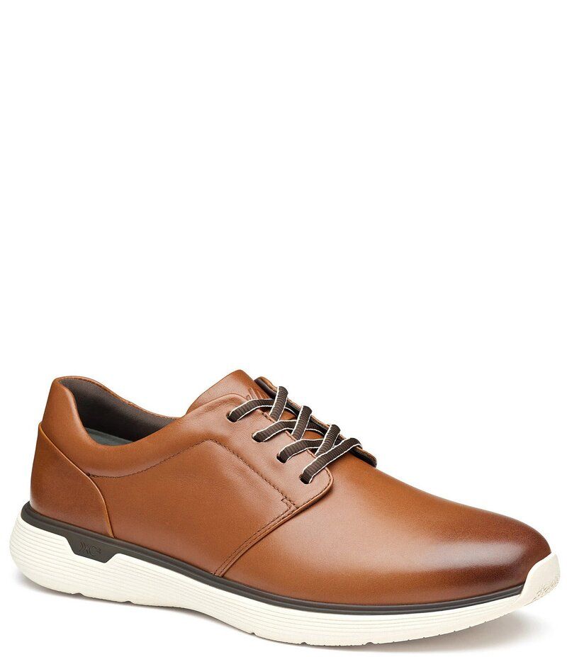 ジョンストンアンドマーフィー メンズ シューズ ドレスシューズ スニーカー レース レザー Johnston Murphy Mens XC4 Prentiss 2 Leather Plain Toe Lace Up Sneakers Tan タン