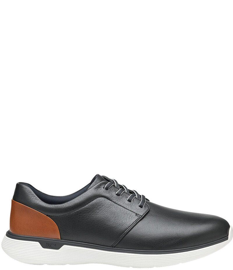 ジョンストンアンドマーフィー メンズ シューズ ドレスシューズ スニーカー レース レザー Johnston Murphy Mens XC4 Prentiss 2 Leather Plain Toe Lace Up Sneakers Black ブラック
