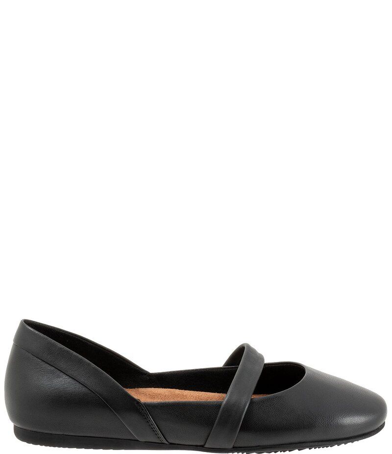 ソフトウォーク レディース シューズ パンプス レザー SoftWalk Samara Leather Flats Black ブラック