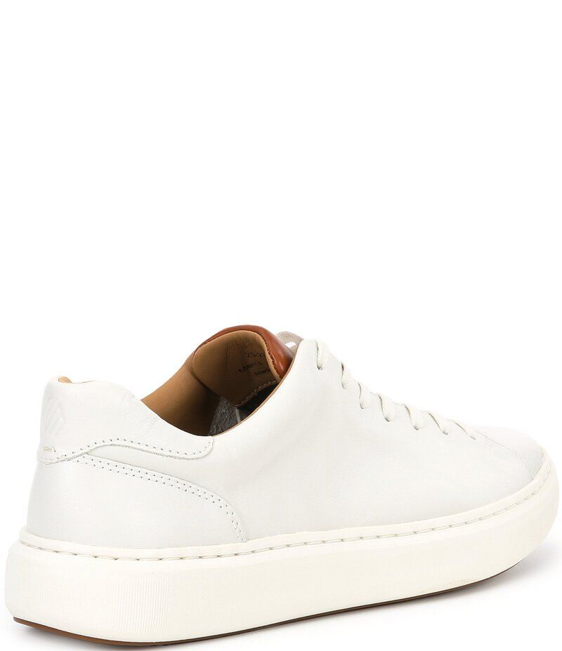 ジョンストンアンドマーフィー メンズ シューズ ドレスシューズ スニーカー レース レザー Johnston Murphy Mens Anders Leather LaceToToe Lace Up Sneakers White ホワイト