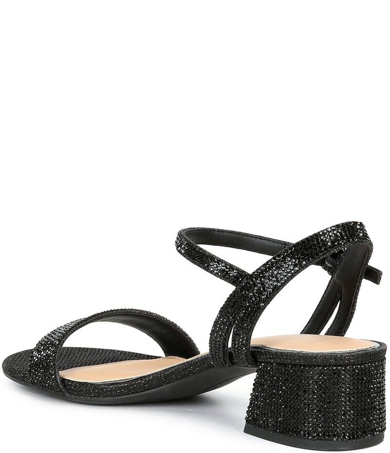 カッパーキー レディース シューズ サンダル Copper Key Waltz Glitter Rhinestone Dress Sandals Black ブラック