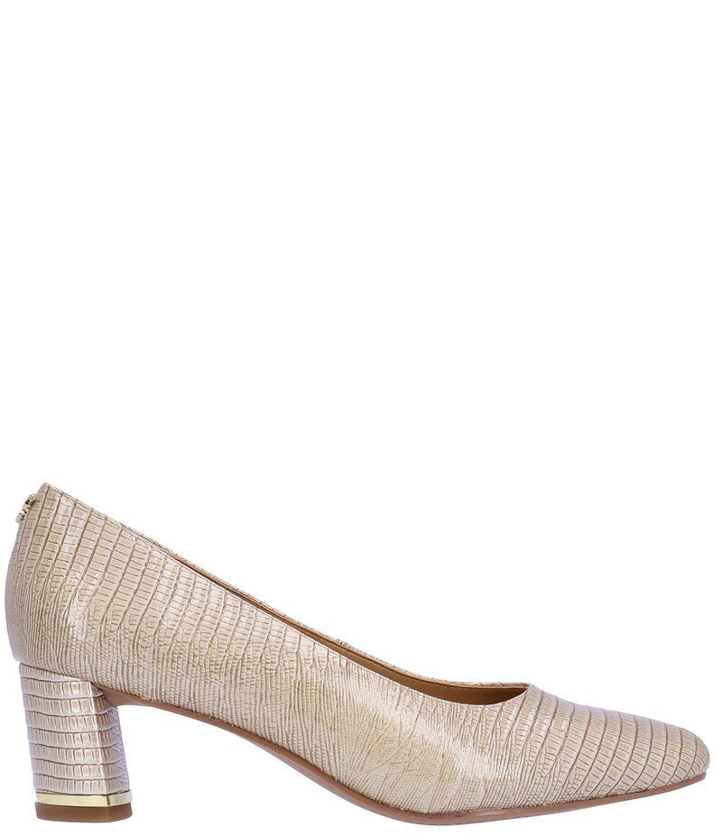 ジェイレニー レディース シューズ ヒール プリント J Renee Olivienne Lizard Print Pumps Pearl Beige パール