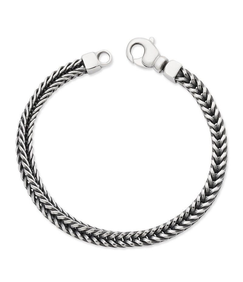 ジェームズ エイヴリー レディース アクセサリー ブレスレット・バングル・アンクレット James Avery Mens Square Foxtail Bracelet Sterling Silver シルバー