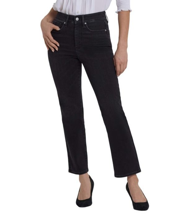 エヌワイディージェイ レディース ボトムス デニムパンツ ストレート アンクル ジーンズ NYDJ Marilyn LiftuckR Technology Stretch Denim High Rise Ankle Straight Leg Jeans Fre
