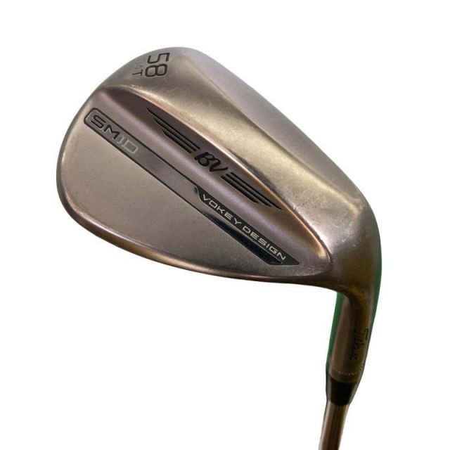 【中古】 タイトリスト VOKEY SPIN MILLED SM10 ニッケル 58°/04°T ウェッジ WG Dynamic Gold (フレックスS) メンズ 男性用 右利き 右用 Dランク ゴルフクラブ