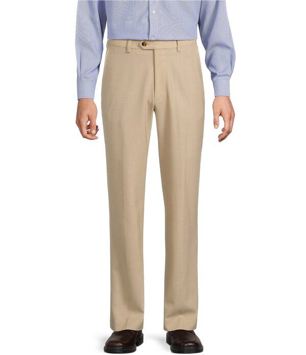 ラウンドトゥリーアンドヨーク メンズ ボトムス カジュアルパンツ ウール Roundtree Yorke Gold Label Classic Fit Wool Dress Pants Taupe トープ