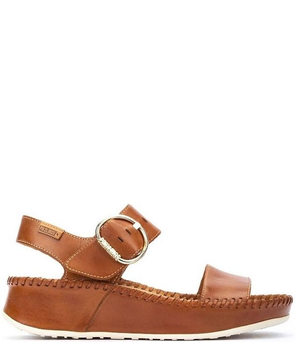 ピコリーノス レディース シューズ サンダル プラットフォーム レザー Pikolinos Womens Marina W1C Leather Platform Sandals Brandy