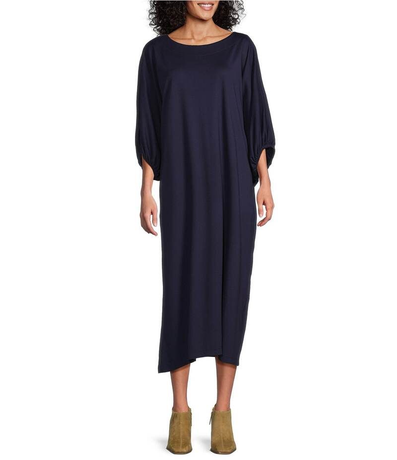 ブライン ウォーカー レディース トップス ワンピース マキシ Bryn Walker Wilder Modal Ponti Boat Neck Dolman Elbow Sleeve Oversized Maxi Dress Night